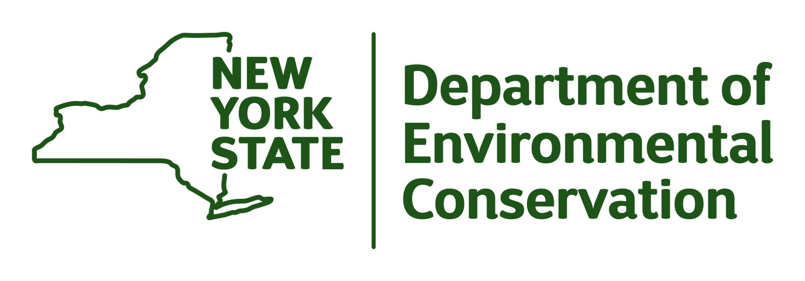 Logo of New York State Department of Environmental Conservation with state outline on the left and text on the right, incorporating SmartComment.